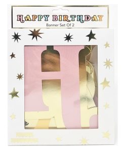 Pastel Happy Birthday Banner