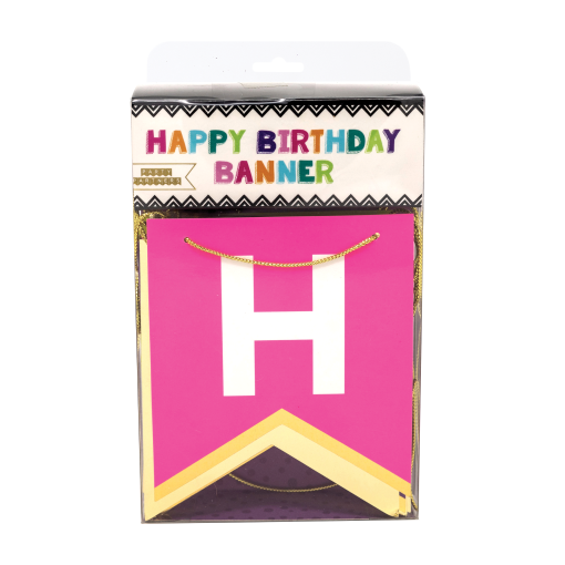 Bold and Bright Birthday Banner