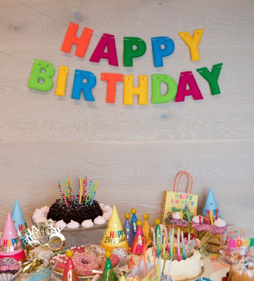 Padded Felt Happy Birthday Banner - Image 3